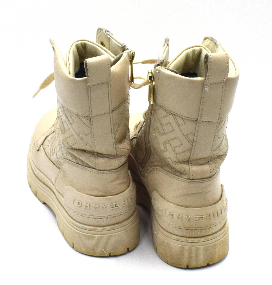 Tommy Hilfiger Lace Up Zip Boot Monogram BOTKI  damskie 37