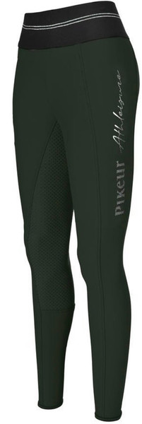 Bryczesy damskie GIA GRIP ATHLEISURE - Pikeur - dark green L