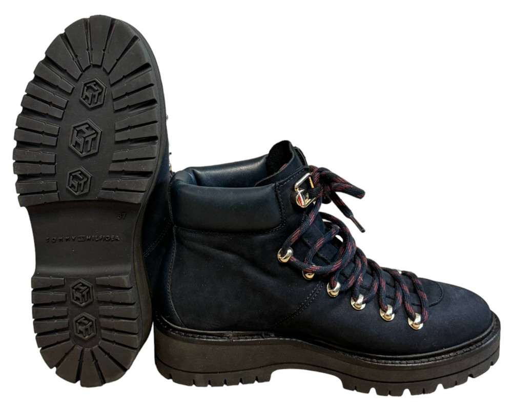 Tommy Hilfiger Nubuck Outdoor Flat Boot BOTKI damskie 37