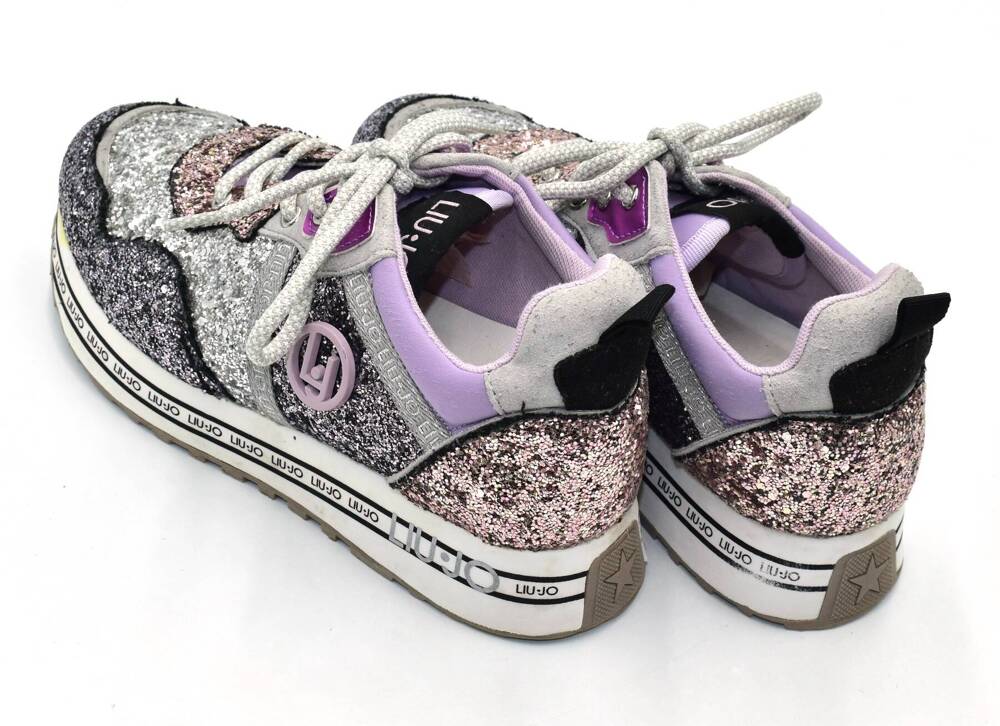 Liu Jo Maxi Wonder 3 glitter BUTY SPORTOWE damskie 35